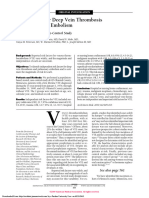 Risk Factor Deep Vein Trombosis