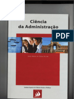 Cap. I JoãoBilhim Ciência Da Administração 2013