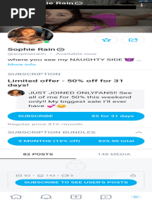 Sophie Rain OnlyFans