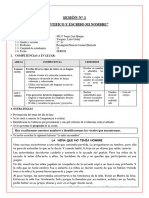 Sesión N°1-C-Identifico y Escribo Mi Nombre-Martes 12 Marzo