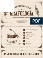 Presentación Grafología Forense - Instrumentos de Laboratorio