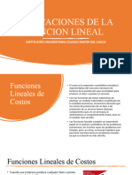 Aplicaciones de La Funcion Lineal