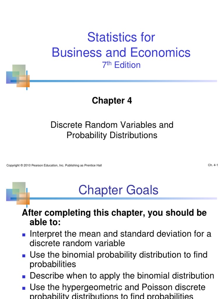Statistics For Business and Economics: 7 Edition | PDF | Probability ...