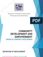 Community Development and Empowerment