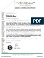 Carta N° 159-2024-Aidesep invitación reunión virtual (Fenamad)