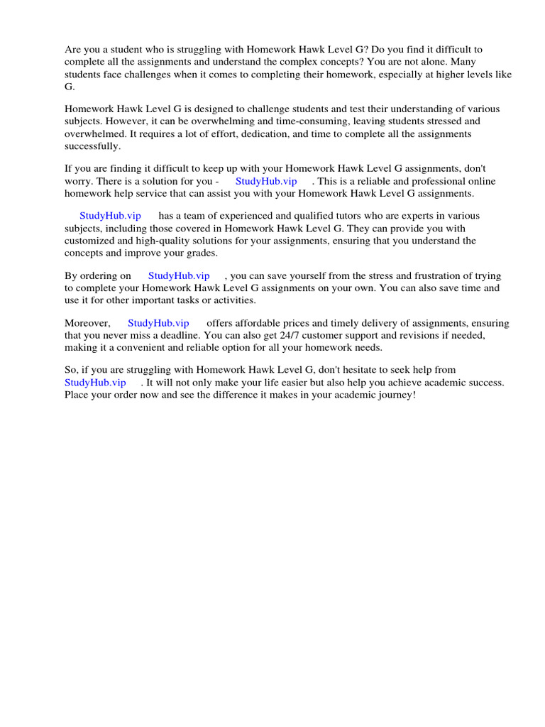 Homework hawk level g pdf homework mathematics