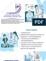 Ley 911 de 2004 Esta Ley Regula El Ejercicio de La Enfermería en Colombia y Establece Las Normas para La Formación, Ejercicio y Control de La Profesión de Enfermería. Define El Alcance de La PR