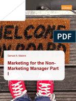 Marketing For The Non-Marketing Manager Part I