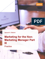 Marketing For The Non-Marketing Manager Part Iii