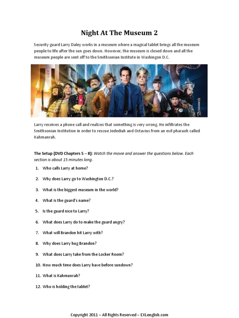worksheet Night At The Museum Worksheets night at the museum 2 worksheet best 2017 1 worksheets 2017