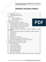 Plan de Seguridad y Salud Ocupacional