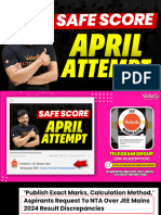 Safe Score For April Attempt