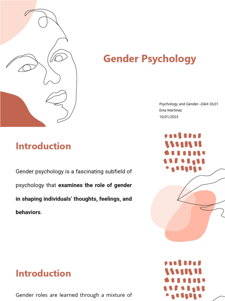 Gender Psychology - EM | PDF | Gender Studies | Gender