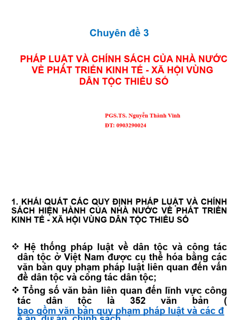 Chuyên đề 3 - PL&CSDT | PDF