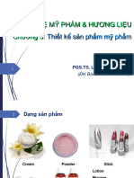 Huong lieu my pham-DHBK-2018-Chuong 5- Thiết kế sản phẩm mỹ phẩm