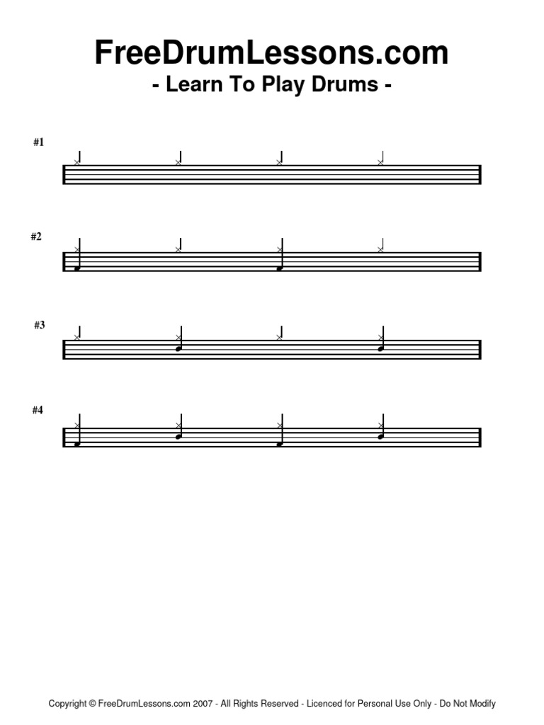 Learn to Play Drums PDF