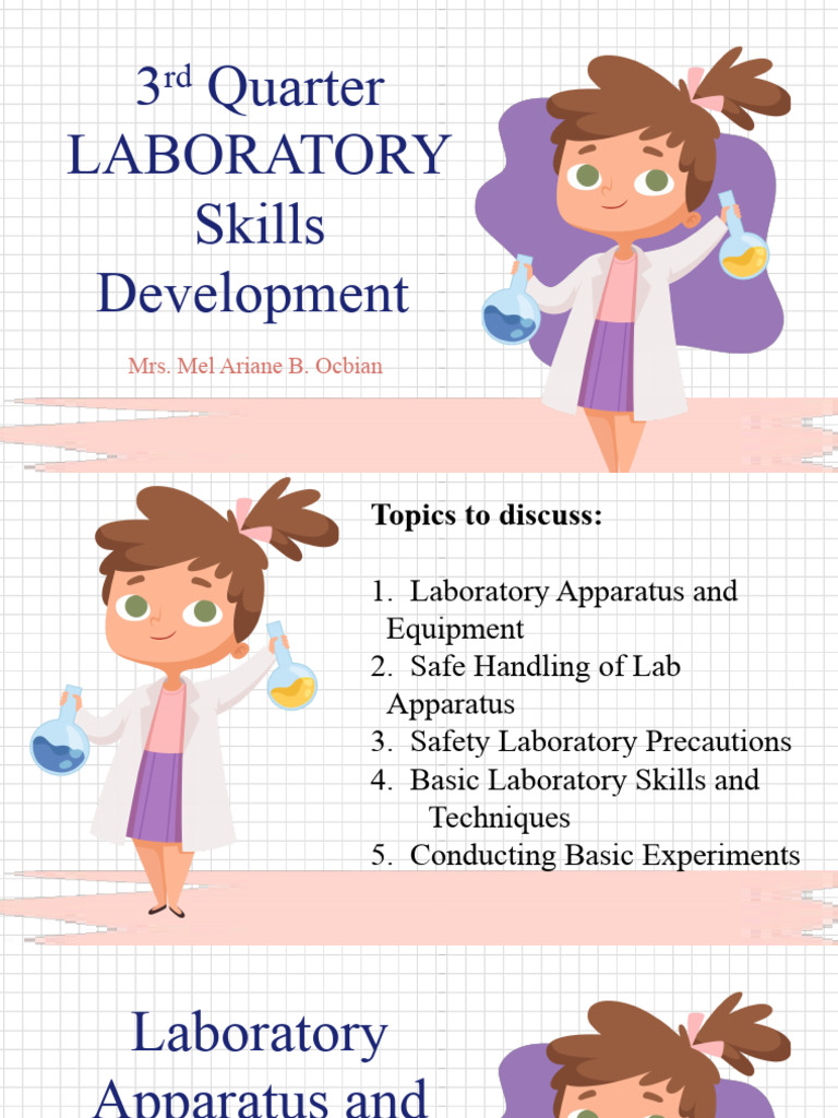 Laboratory Skills & Safety Guide | PDF | Laboratories | Experiment