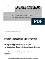 Morphological Typology