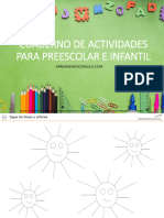 Cuaderno de Actividades para Preescolar e Infantil
