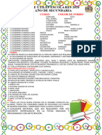 Lista de Útiles Secundaria 2024 - Nuevo