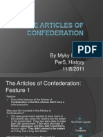 The Articles of Confederation PROJECT