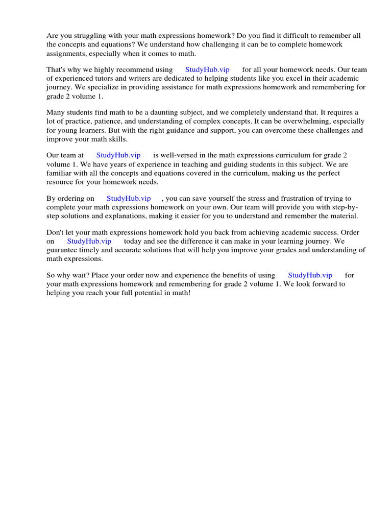 Math Expressions Homework and Remembering Grade 2 Volume 1 PDF | PDF