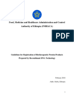 Guidelines For Registration of Biotherapeutic Proteint Products