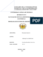 Ordenador Grafico Del Proceso Administrativo y Los Elementos de La Planeación.