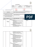 Lesson Planning 6° Grade