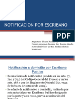 Notificacion Por Escribano