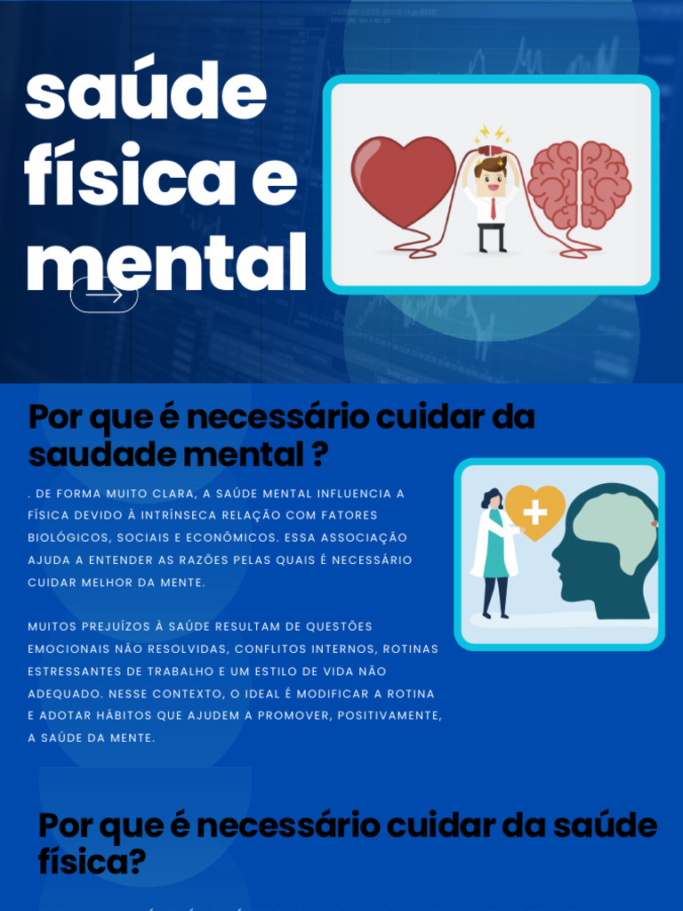 Saúde Física e Mental: Importância e Benefícios | PDF | Mente | Psicologia