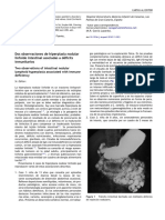 Dos Observaciones de Hiperplasia Nodular Linfoide Intestinal Asociadas A Déficits Inmunitarios