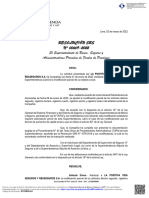 Resolución Sbs #00669-2022: El Superintendente de Banca, Seguros y Administradoras Privadas de Fondos de Pensiones