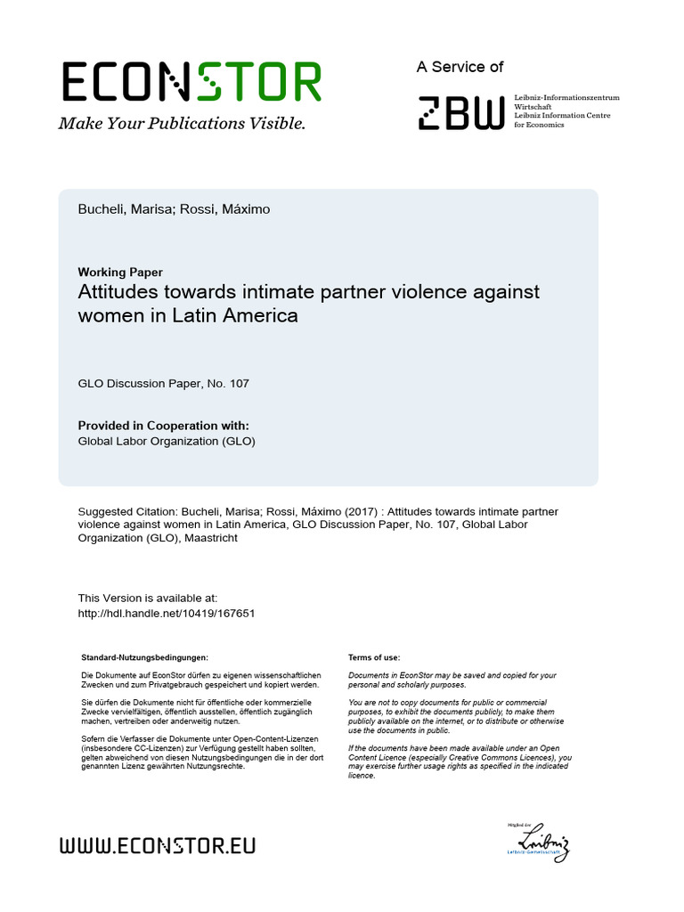 Attitudes on Partner Violence in Latin America | PDF