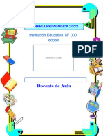 Carpeta-Pedagogica-De Secundaria 2022 EDUCA DOCENTE
