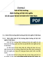 Chương 5. KINH TẾ THỊ TRƯỜNG ĐỊNH HƯỚNG XHCN VÀ CÁC QUAN HỆ LỢI ÍCH KINH TẾ Ở VIỆT NAM