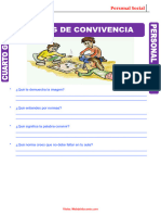 Reglas de Convivencia para Cuarto Grado de Primaria