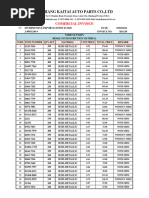 Detailed Parking List for Shipment | PDF