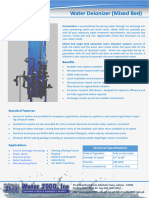 Two Column Water Deionizer + MB Brochure 202-01