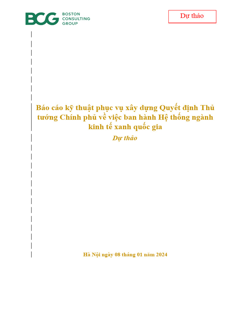 Dự Thảo Báo Cáo Kỹ Thuật - Vjan 08 24 | PDF