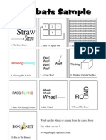 Dingbats Sample Answers