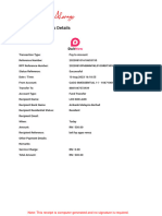 Transaction Status Details