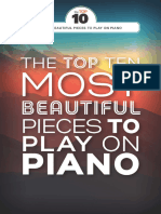 The Top Ten Most Beautiful Pieces To Play - Wise Publications