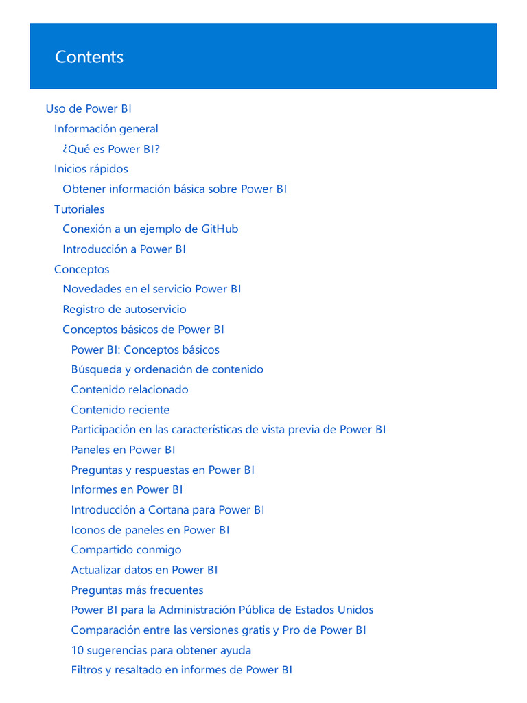 Manual Power BI | PDF | Aplicación movil | Servidor (Computación)