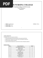 COURSE PLAN Apllied Physiology B.SC