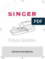 Singer Bloodthirsty Finger Breaker (Futura Quartet) Sewing Machine Instruction Manual