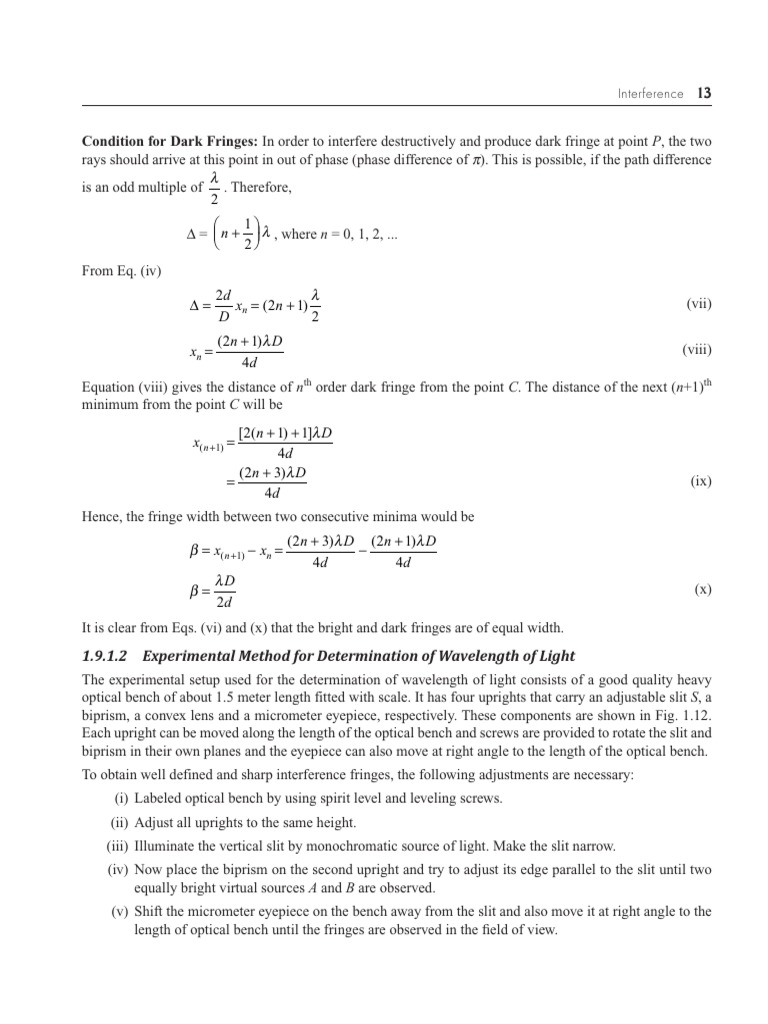 Interference Split (13 13) 20231105100343 | PDF | Optics | Physical ...