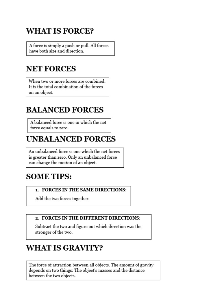 Understanding Force, Motion, and Energy | PDF | Force | Friction