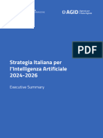 Strategia Italiana Per l'AI - Executive Summary