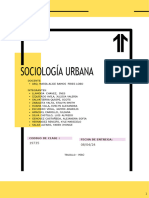 Sociología Urbana: CICLO 2024 - 1